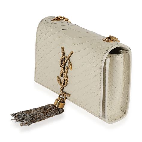 sac yves saint laurent python|Saint Laurent Small Sunset Python Shoulder Bag.